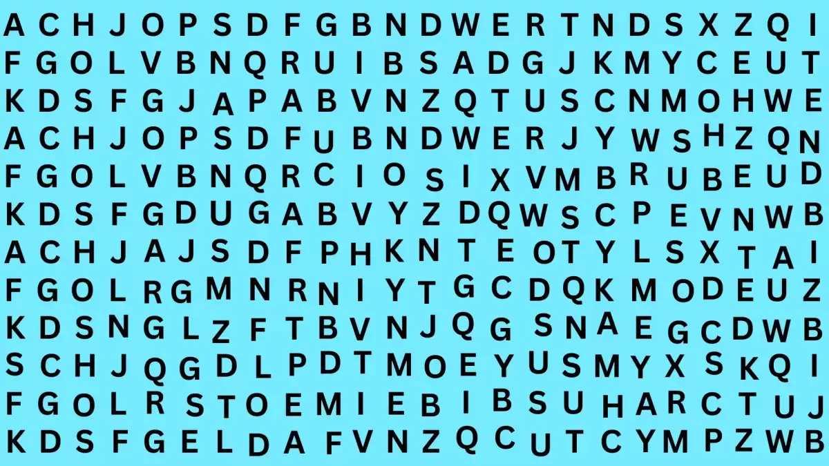 Observation Find it Out: If you have Sharp Eyes Find the Word Clock in 10 Secs