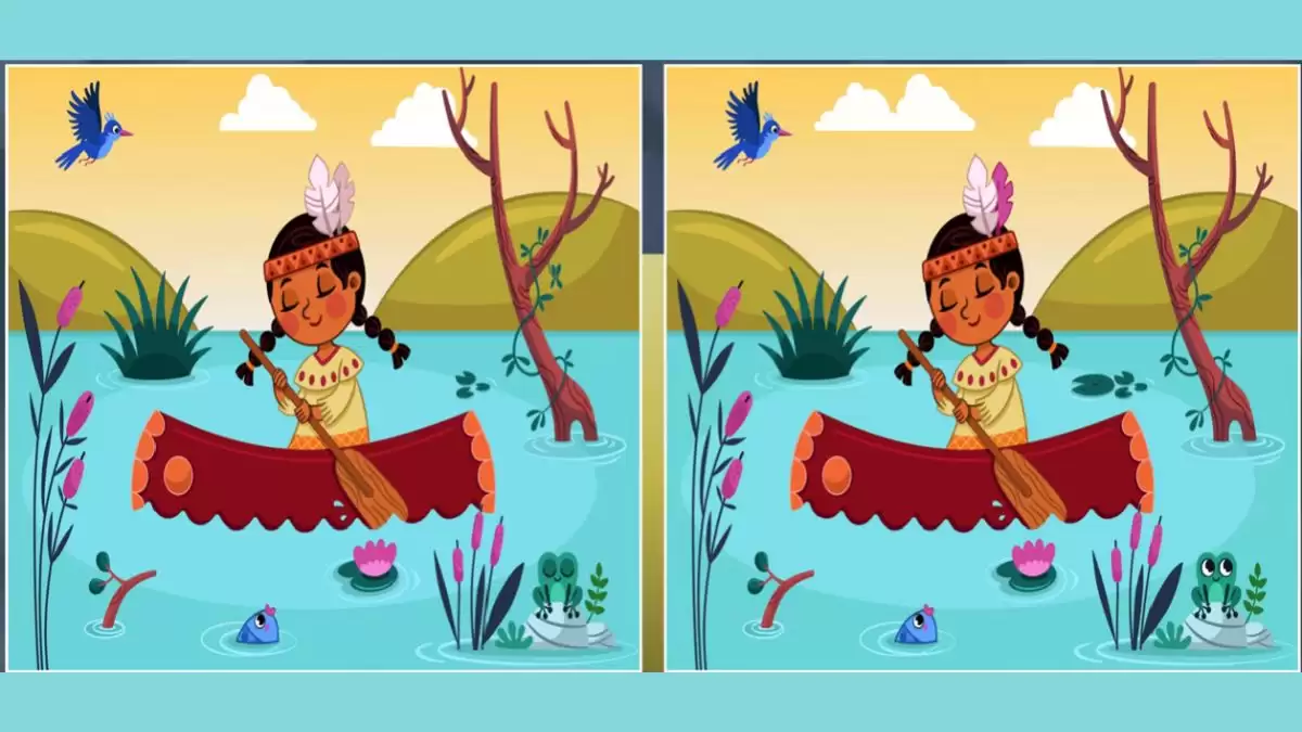 Test Your Visual Acuity by Finding 5 Differences in This Spot the Difference Puzzle