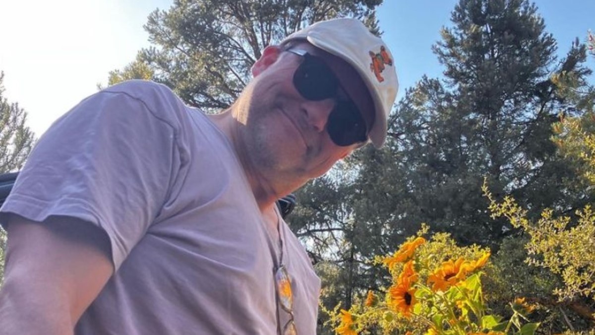 David Deluise enjoing the nature